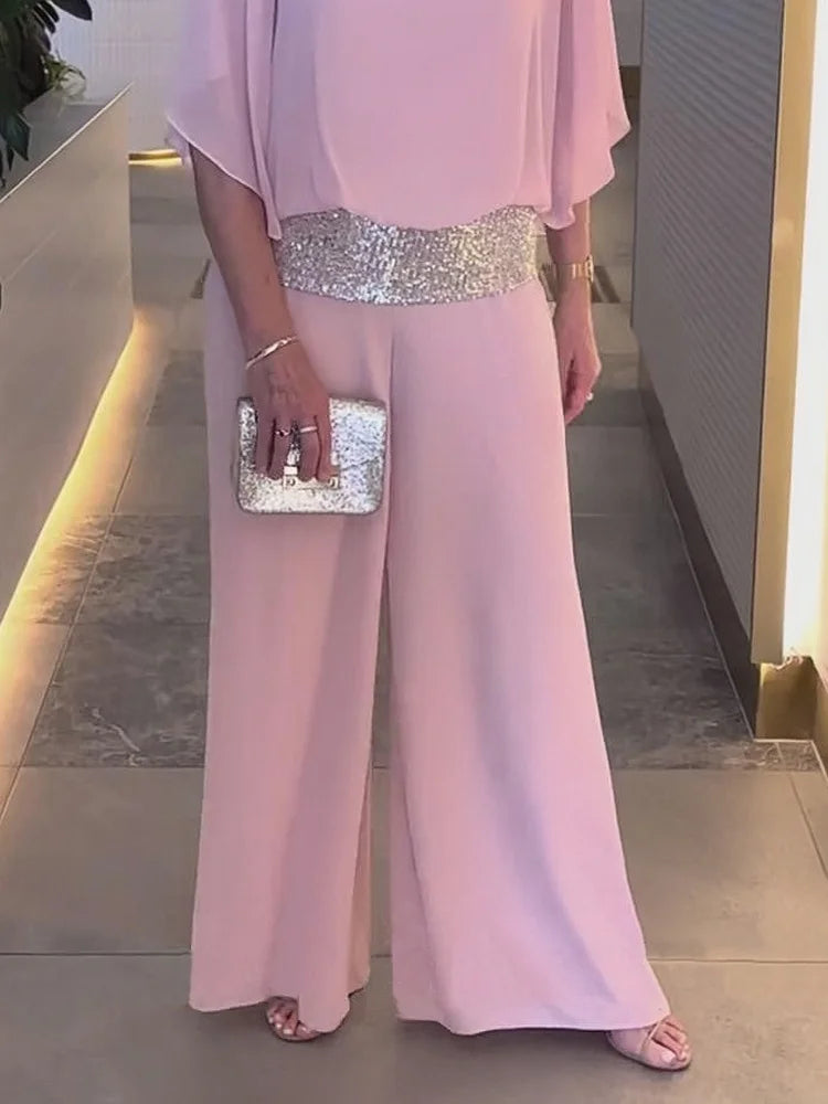 Conjunto elegante de duas peças