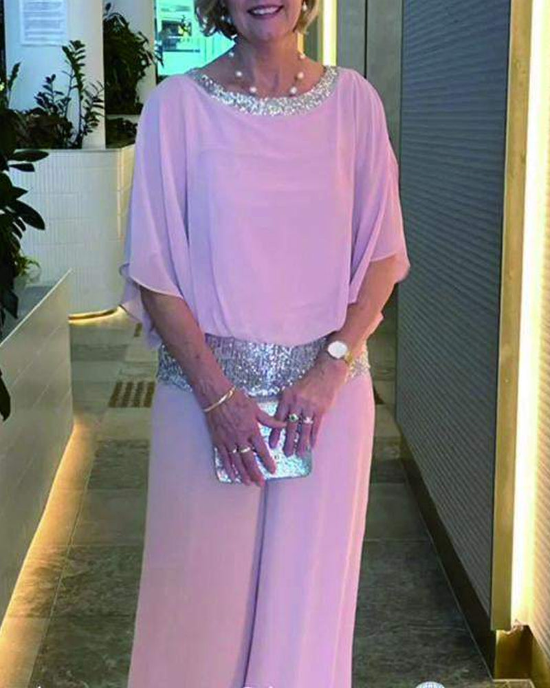 Conjunto elegante de duas peças