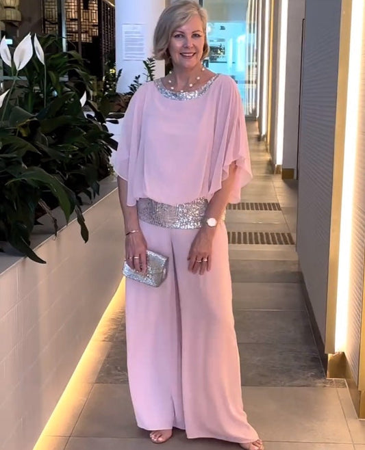 Conjunto elegante de duas peças