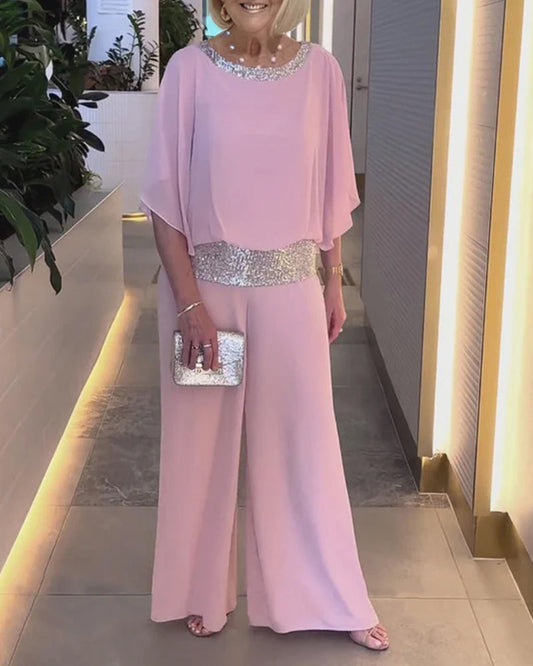 Conjunto elegante de duas peças